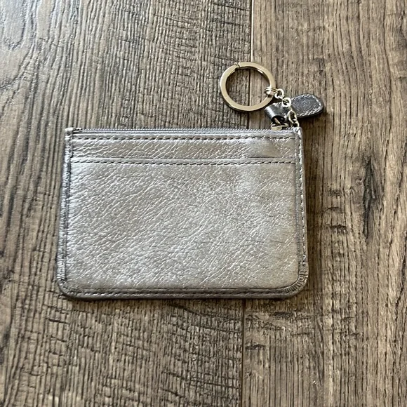Coach silver mini wallet keychain - Picture 2 of 5